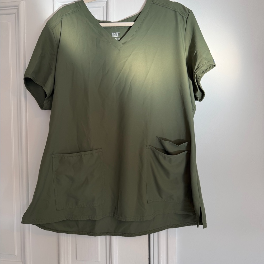 Med couture scrub Green Women's Top